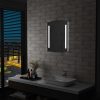 Tükrök, vidaXL LED-es fürdőszobai falitükör 50 x 60 cm