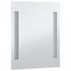 Tükrök, vidaXL LED-es fürdőszobai falitükör 50 x 60 cm