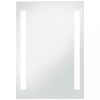 Tükrök, vidaXL LED-es fürdőszobai falitükör 60 x 80 cm