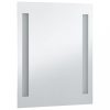 Tükrök, vidaXL LED-es fürdőszobai falitükör 60 x 80 cm