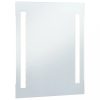 Tükrök, vidaXL LED-es fürdőszobai falitükör 60 x 80 cm