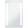Tükrök, vidaXL LED-es fürdőszobai falitükör 60 x 100 cm