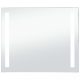 Tükrök, vidaXL LED-es fürdőszobai falitükör 80 x 60 cm