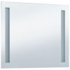Tükrök, vidaXL LED-es fürdőszobai falitükör 80 x 60 cm