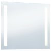 Tükrök, vidaXL LED-es fürdőszobai falitükör 80 x 60 cm