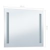 Tükrök, vidaXL LED-es fürdőszobai falitükör 100 x 60 cm