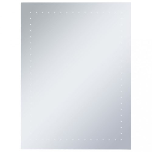 Tükrök, vidaXL LED-es fürdőszobai falitükör 60 x 80 cm