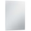 Tükrök, vidaXL LED-es fürdőszobai falitükör 60 x 80 cm