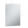Tükrök, vidaXL LED-es fürdőszobai falitükör 60 x 80 cm