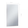 Tükrök, vidaXL LED-es fürdőszobai falitükör 60 x 100 cm