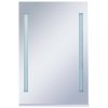 Tükrök, vidaXL LED-es fürdőszobai falitükör polccal 60 x 80 cm