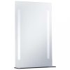 Tükrök, vidaXL LED-es fürdőszobai falitükör polccal 60 x 80 cm