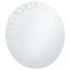 Tükrök, vidaXL LED-es fürdőszobai falitükör 70 cm
