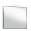 Tükrök, vidaXL LED-es fürdőszobai falitükör 60 x 50 cm