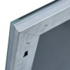 Tükrök, vidaXL LED-es fürdőszobai falitükör 80 x 60 cm