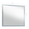 Tükrök, vidaXL LED-es fürdőszobai falitükör 80 x 60 cm