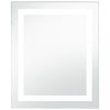 Tükrök, vidaXL LED-es fürdőszobai tükör érintésérzékelővel 50 x 60 cm