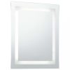 Tükrök, vidaXL LED-es fürdőszobai tükör érintésérzékelővel 50 x 60 cm