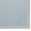 Tükrök, vidaXL LED-es fürdőszobai falitükör érintésérzékelővel 60 x 50 cm