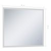 Tükrök, vidaXL LED-es fürdőszobai falitükör érintésérzékelővel 60 x 50 cm