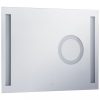 Tükrök, vidaXL LED-es fürdőszobai falitükör érintésérzékelővel 80 x 60 cm