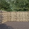 Kerítéspanelek, vidaXL horganyzott acél gabion fal borítással 600 x 30 x 200 cm