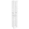 Kerítéspanelek, vidaXL 3 darab horganyzott acél gabion kosár 25 x 25 x 197 cm