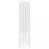 Virágcserepek és kaspók, vidaXL H alakú acéldrót virágtartó gabion 260 x 40 x 200 cm