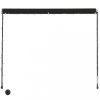 Ablak és ajtó előtetők, vidaXL feltekerhető antracitszürke napellenző LED-del 250 x 150 cm