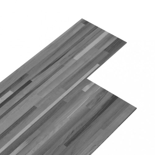 Padlóburkolatok és szőnyegek, vidaXL csíkos szürke 2 mm-es öntapadó PVC padlóburkolat 5,02