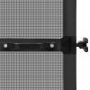 Bejárati ajtók, vidaXL antracitszürke zsanéros ajtó szúnyogháló 100 x 215 cm