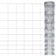 Kerítéspanelek, vidaXL ezüstszínű horganyzott acél kerti kerítés 50 x 1,2 m