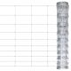 Kerítéspanelek, vidaXL ezüstszínű horganyzott acél kerti kerítés 50 x 1,2 m