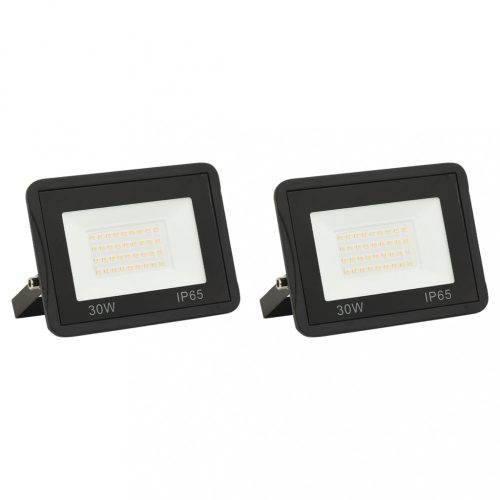 Reflektorok és spotlámpák, vidaXL 2 db hideg fehér fényű LED-es reflektor 30 W