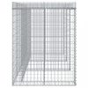 Szeméttároló tartók, vidaXL horganyzott vas gabionkosár szemeteskukához 270 x 91 x 120 cm