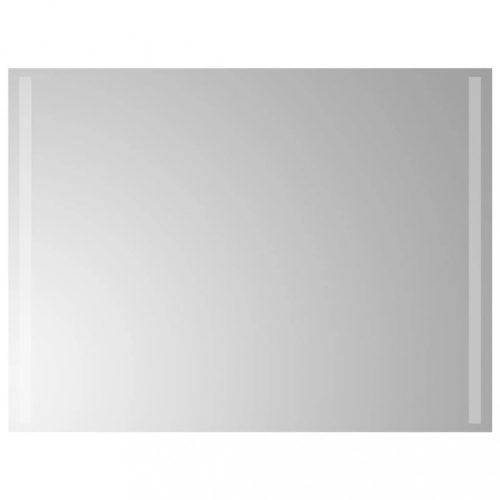 Tükrök, vidaXL LED-es fürdőszobatükör 80x60 cm