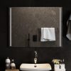 Tükrök, vidaXL LED-es fürdőszobatükör 80x60 cm