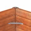 Virágcserepek és kaspók, vidaXL rozsda színű corten acél kerti magaságyás 100 x 40 x 45 cm