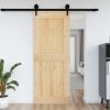 Ajtók, vidaXL NARVIK tömör fenyőfa ajtó 90 x 210 cm