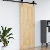 Ajtók, vidaXL NARVIK tömör fenyőfa ajtó 90 x 210 cm