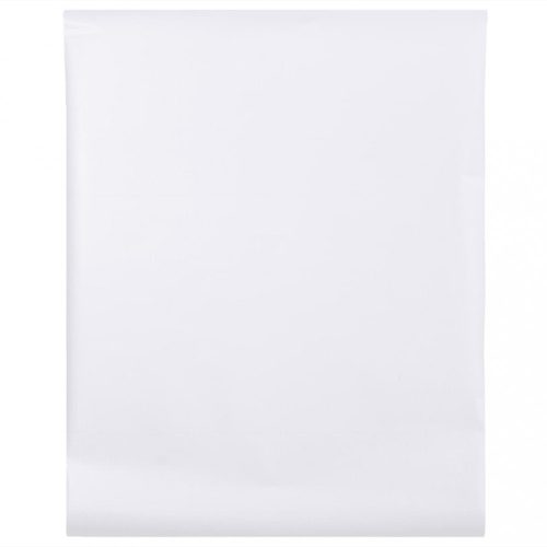 Ablakfóliák, vidaXL matt fehér PVC ablakfólia 90 x 2000 cm