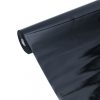 Ablakfóliák, vidaXL matt fekete PVC statikus ablakfólia 90 x 2000 cm