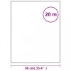 Ablakfóliák, vidaXL matt fekete PVC statikus ablakfólia 90 x 2000 cm