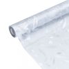 Ablakfóliák, vidaXL matt virágminta PVC ablakfólia 90 x 500 cm