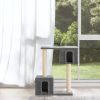 Macskabútor, vidaXL világosszürke macskabútor szizál kaparófákkal 60 cm