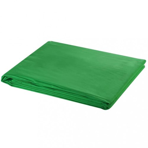 Műtermi hátterek, vidaXL zöld pamut háttér blueboxhoz állvány nélkül 300 x 300 cm