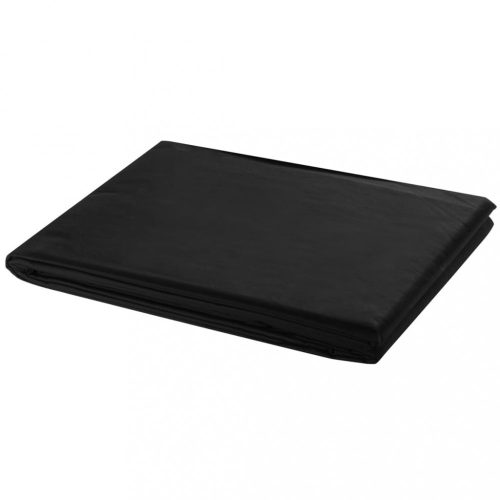 Műtermi hátterek, vidaXL fekete pamut háttér állvány nélkül 500 x 300 cm