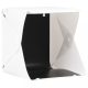 Műtermi hátterek, vidaXL fehér összecsukható softbox LED-lámpával 23 x 25 x 25 cm