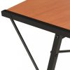 Íróasztalok, vidaXL fekete és barna íróasztal polccal 116 x 50 x 93 cm