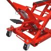 Szervízfelszerelés és szerszámok, Hidraulikus Motorkerékpár/ATV emelő 680 kg piros
